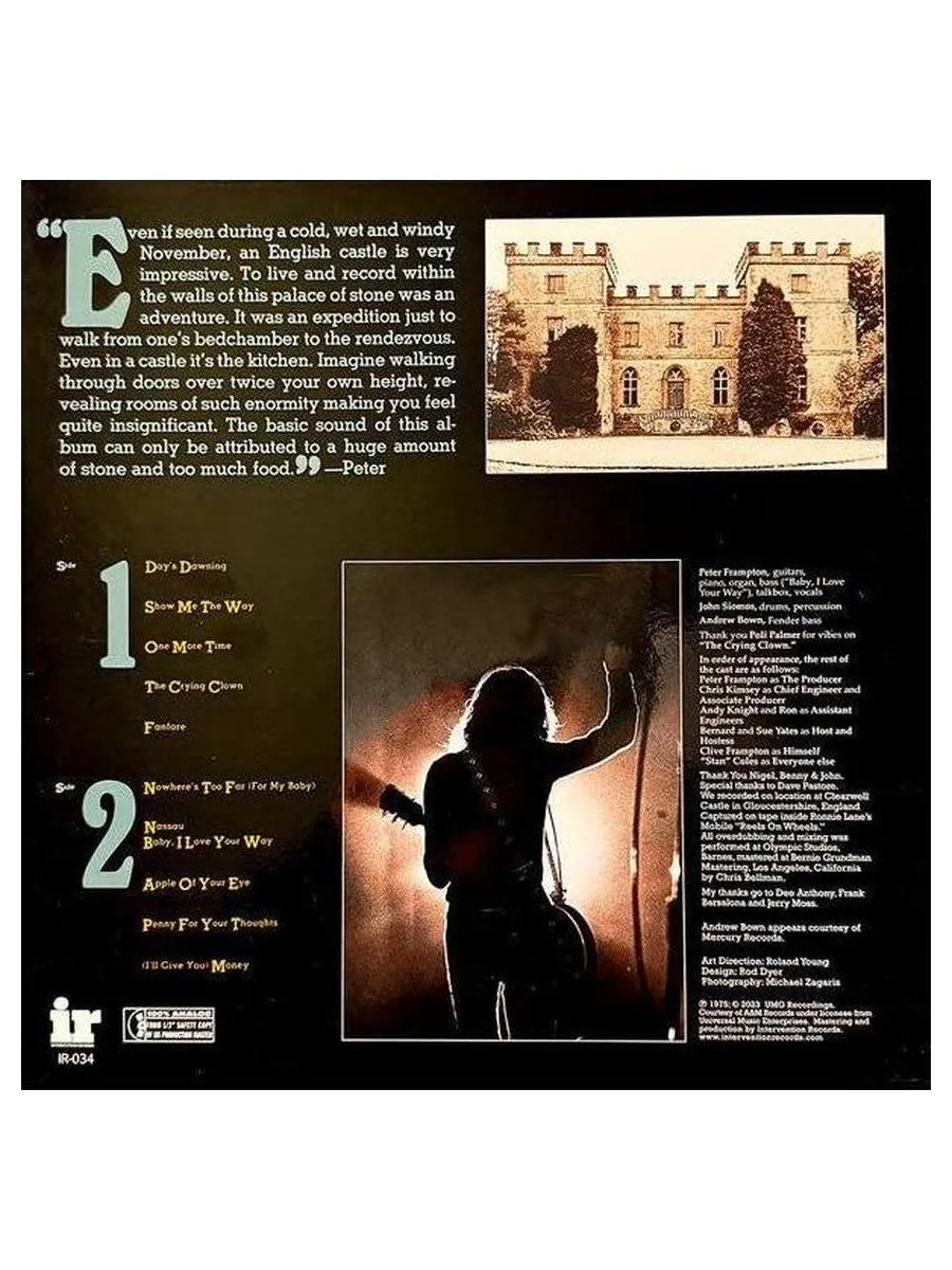 Виниловая пластинка Peter Frampton - Frampton (Analogue) (0680270758100) - фото 2