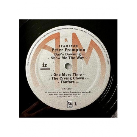 Виниловая пластинка Peter Frampton - Frampton (Analogue) (0680270758100) - фото 5