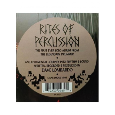 Виниловая пластинка Dave Lombardo - Rites Of Percussion (coloured) (0689230026518) - фото 8