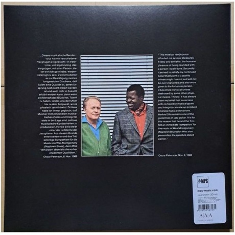 Oscar Peterson - Hello Herbie (4029759187271) виниловая пластинка - фото 2