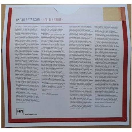 Oscar Peterson - Hello Herbie (4029759187271) виниловая пластинка - фото 5