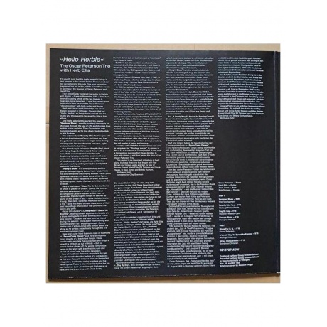 Виниловая пластинка Oscar Peterson - Hello Herbie (4029759187271) - фото 3