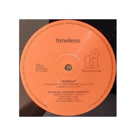 Pharoah Sanders - Africa (8719262023154) виниловая пластинка - фото 6