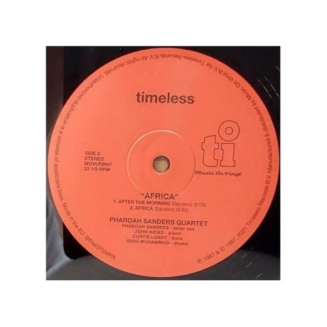 Pharoah Sanders - Africa (8719262023154) виниловая пластинка - фото 8