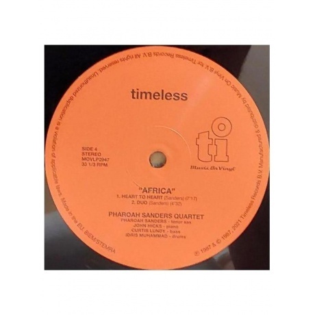 Pharoah Sanders - Africa (8719262023154) виниловая пластинка - фото 9