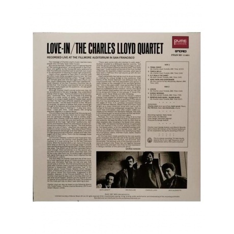 Charles Lloyd - Love-In (Analogue) (5060149622834) виниловая пластинка - фото 2