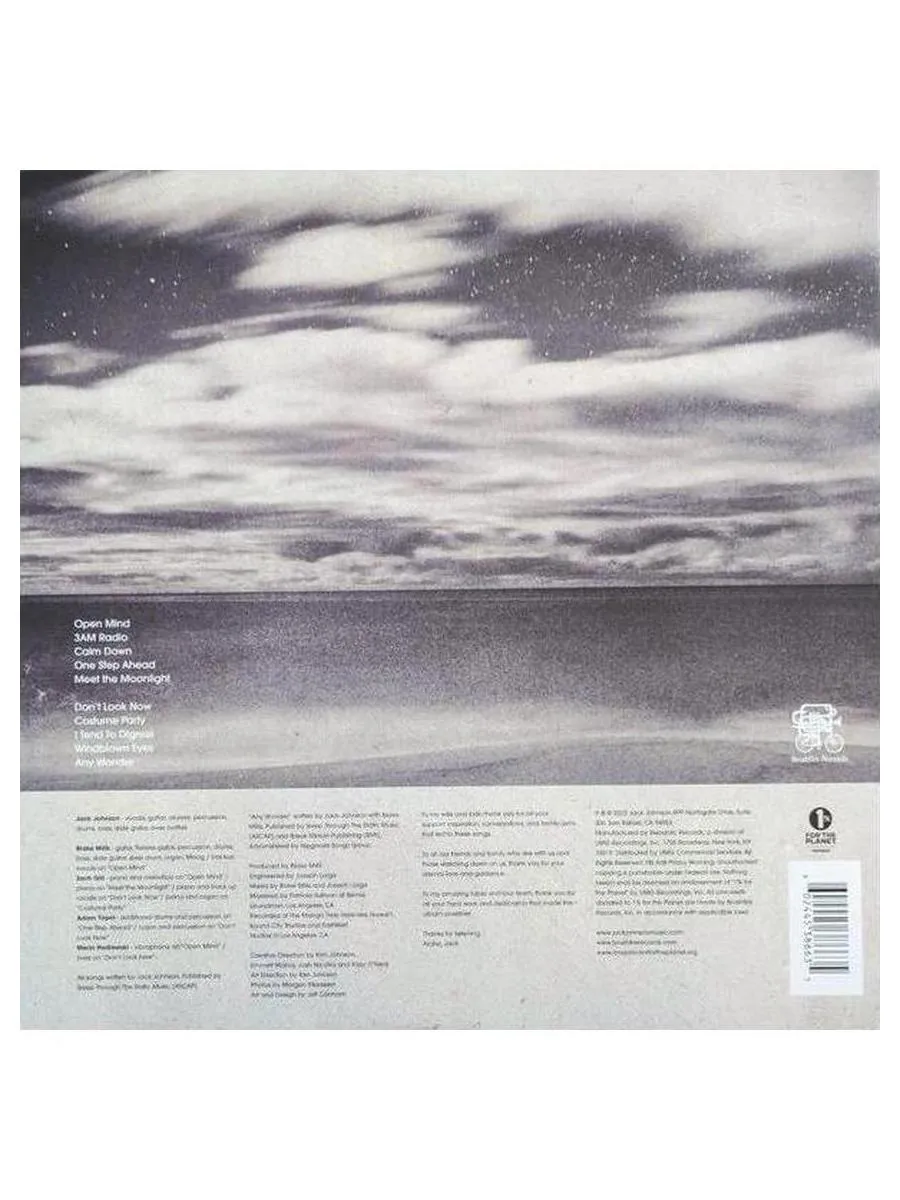 Виниловая пластинка Jack Johnson - Meet The Moonlight (0602445386635) - фото 4