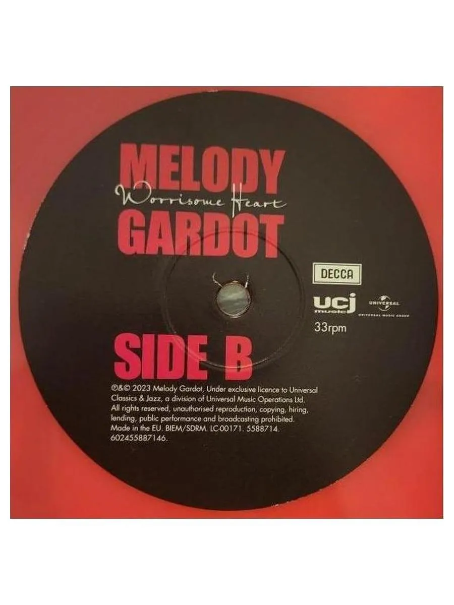 Виниловая пластинка Melody Gardot - Worrisome Heart (coloured) (0602455887146) - фото 5