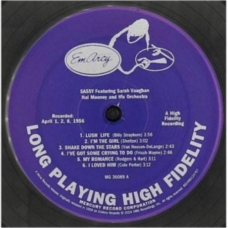 Sarah Vaughan - Sassy (Analogue, Acoustic Sounds) (0602465124767) виниловая пластинка - фото 4