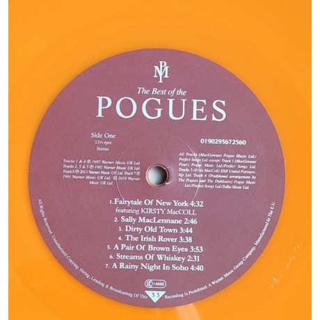 The Pogues - The Best Of (coloured) (0190295652449) виниловая пластинка - фото 4