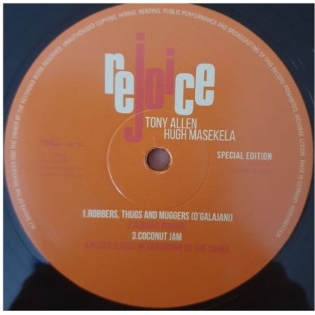 Tony Allen &amp; Hugh Masekela - Rejoice (4050538647921) виниловая пластинка - фото 7