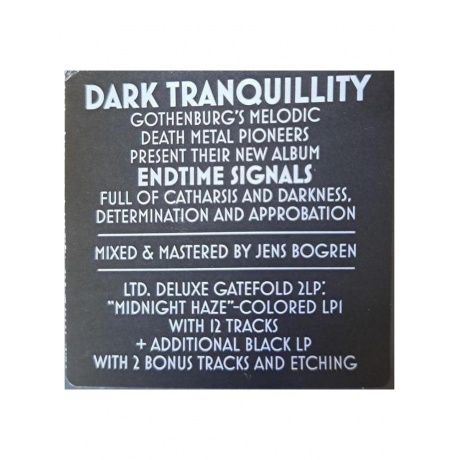 Dark Tranquillity - Endtime Signals (coloured) (0198028068819) виниловая пластинка - фото 14