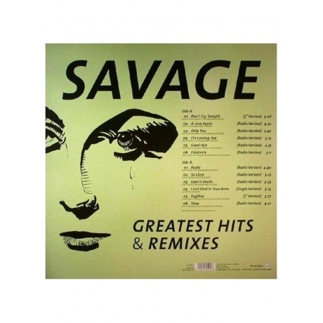 Savage - Greatest Hits &amp; Remixes (0090204709908) виниловая пластинка - фото 2