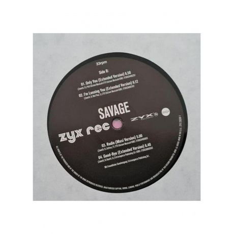 Виниловая пластинка Savage - Greatest Hits &amp; Remixes Vol. 2 (0194111007642) - фото 4