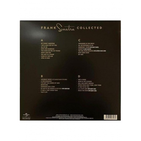 Frank Sinatra - Collected (Translucent Blue) (8719262037878) виниловая пластинка - фото 3