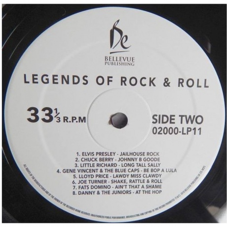 Various Artists - Legends Of Rock &amp; Roll (5711053020413) виниловая пластинка - фото 4