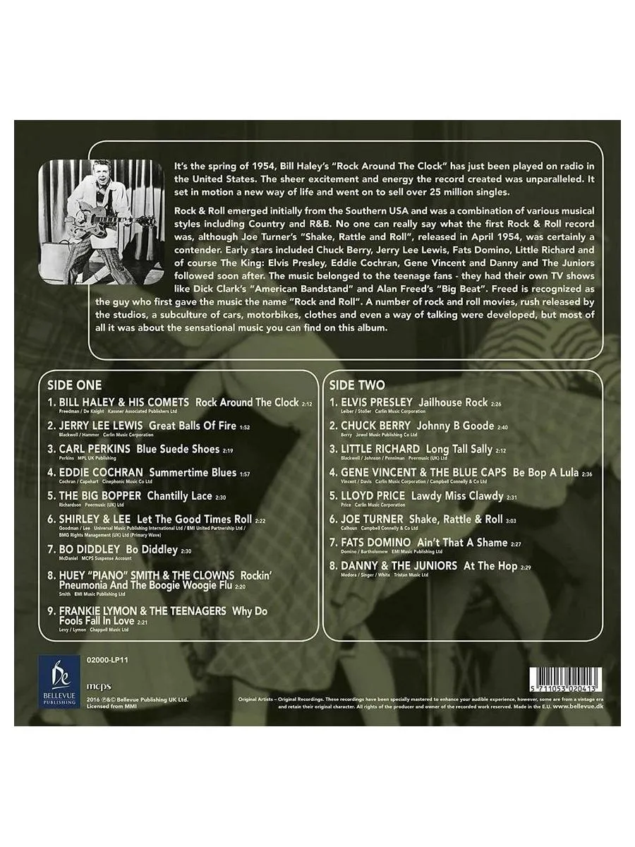 Виниловая пластинка Various Artists - Legends Of Rock &amp; Roll  (5711053020413) - фото 2