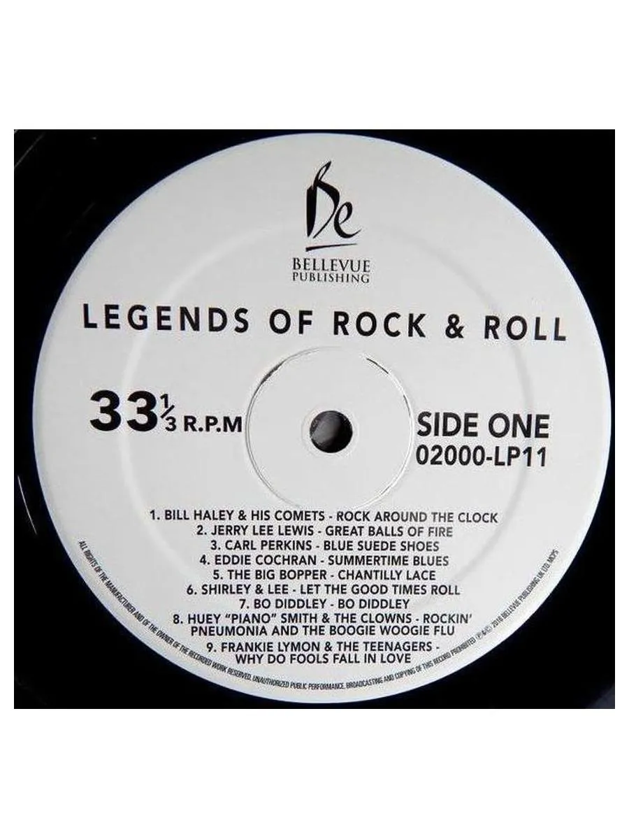 Виниловая пластинка Various Artists - Legends Of Rock &amp; Roll  (5711053020413) - фото 3