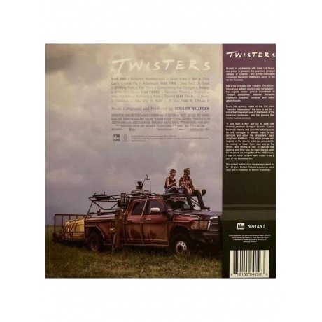 OST - Twisters (Benjamin Wallfisch) (coloured) (0810155840563) виниловая пластинка - фото 2