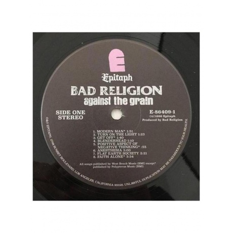 Пластинка виниловая  Bad Religion - Against The Grain (0045778640911) - фото 4