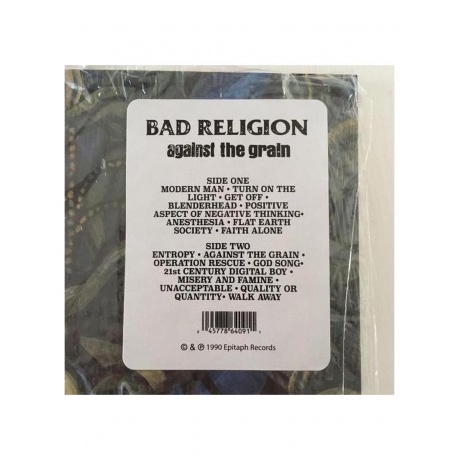 Пластинка виниловая  Bad Religion - Against The Grain (0045778640911) - фото 8