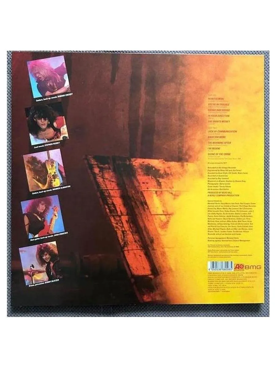 Пластинка виниловая  Ratt - Out Of The Cellar (coloured) (4099964043709) - фото 3