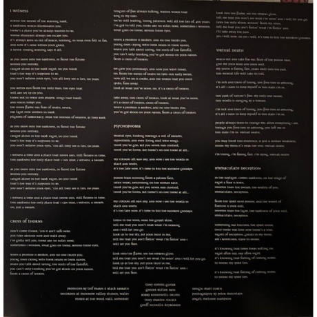 Black Sabbath - Cross Purposes (Ultra Clear) (4099964117929) виниловая пластинка - фото 5