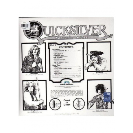 Пластинка виниловая  Quicksilver Messenger Service - Happy Trails (5060672888660) - фото 2