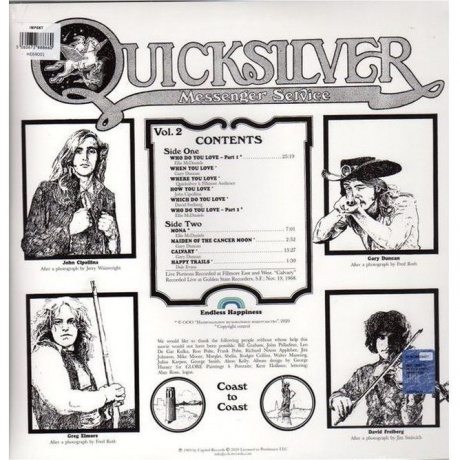 Quicksilver Messenger Service - Happy Trails (5060672888660) виниловая пластинка - фото 2