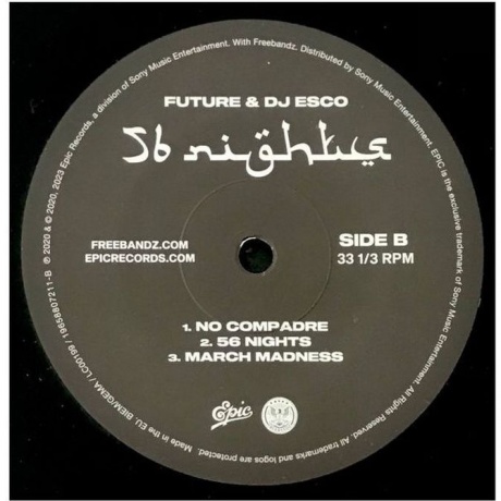 Future - 56 Nights (0196588072116) виниловая пластинка - фото 4