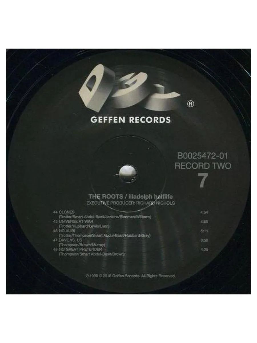Пластинка виниловая  The Roots - Illadelph Halflife (0602557085846) - фото 5