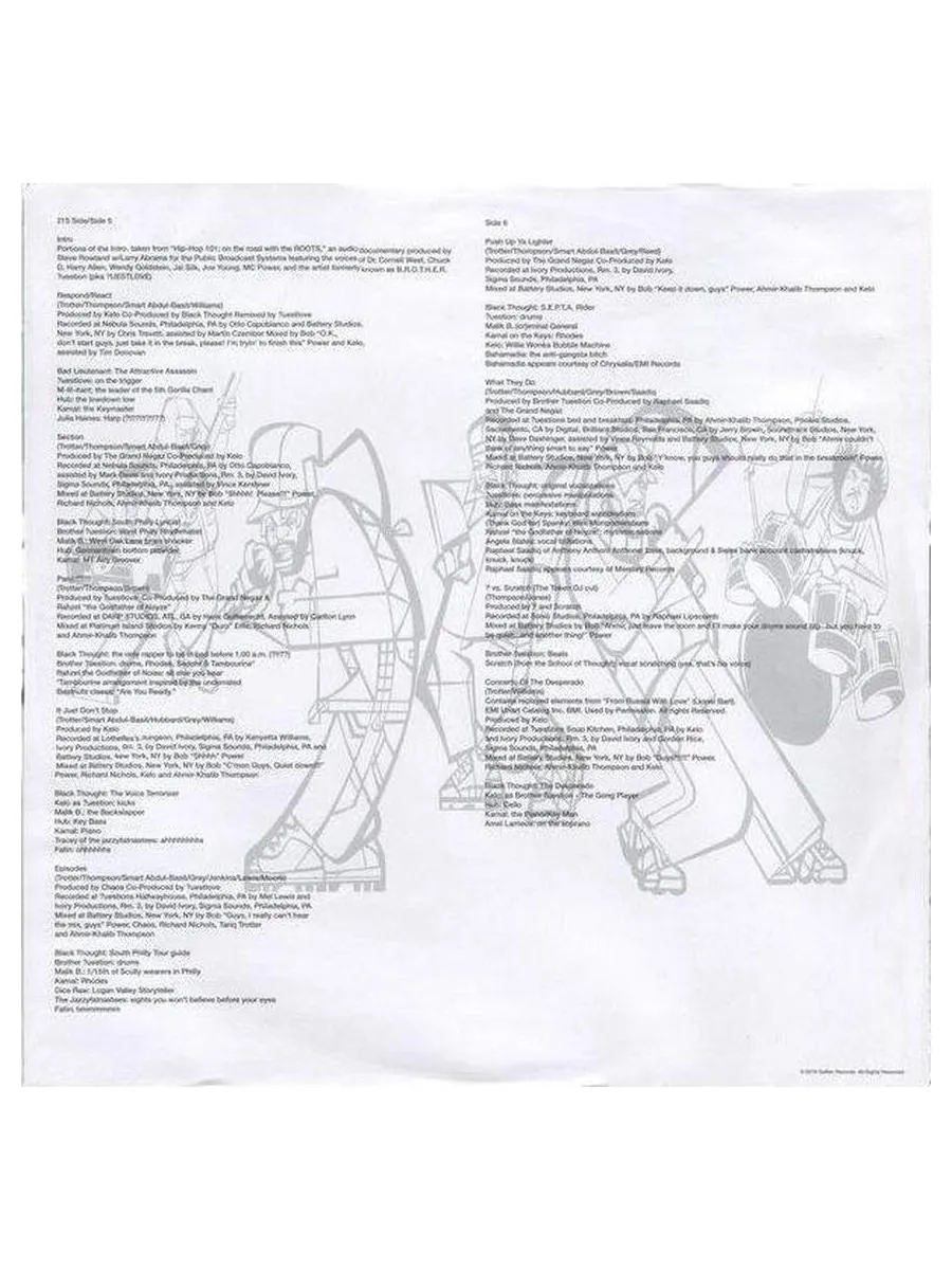 Пластинка виниловая  The Roots - Illadelph Halflife (0602557085846) - фото 8