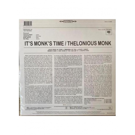 Thelonious Monk - It's Monk's Time (coloured) (8719262028722) виниловая пластинка - фото 5