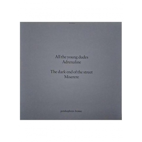 Pet Shop Boys - Nonetheless - deluxe (5021732400727) виниловая пластинка - фото 11