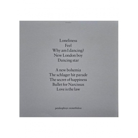 Pet Shop Boys - Nonetheless - deluxe (5021732400727) виниловая пластинка - фото 8