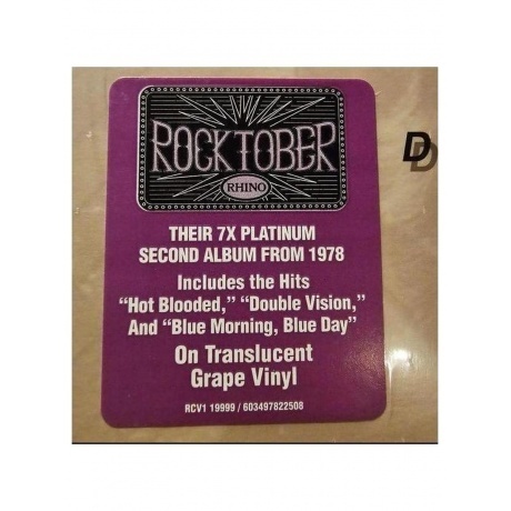 Foreigner - Double Vision (coloured) (0603497822508) виниловая пластинка - фото 2