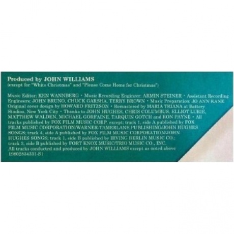 OST - Home Alone (John Williams) (coloured) (0198028343312) виниловая пластинка - фото 12