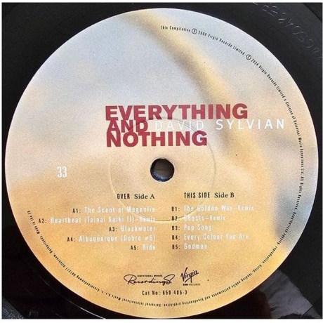David Sylvian - Everything And Nothing (0602465048575) виниловая пластинка - фото 8