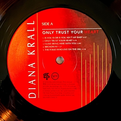 Diana Krall - Only Trust Your Heart (0602468035442) виниловая пластинка - фото 8