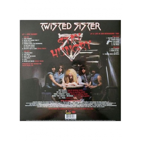 Пластинка виниловая  Twisted Sister - Stay Hungry - deluxe (0603497824588) - фото 2