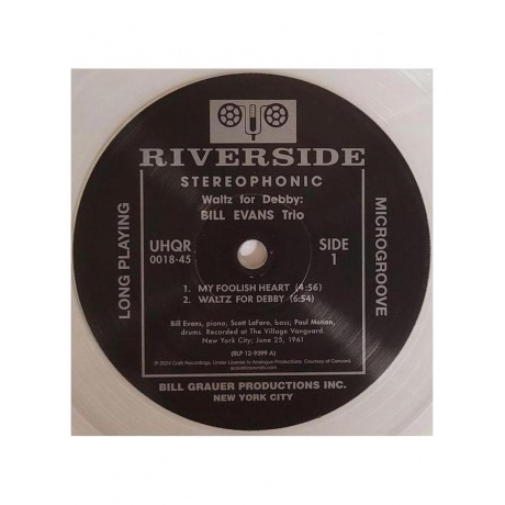 Bill Evans - Waltz For Debby  (0753088184574) виниловая пластинка - фото 7