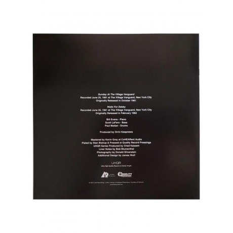 Bill Evans - Waltz For Debby  (0753088184574) виниловая пластинка - фото 10