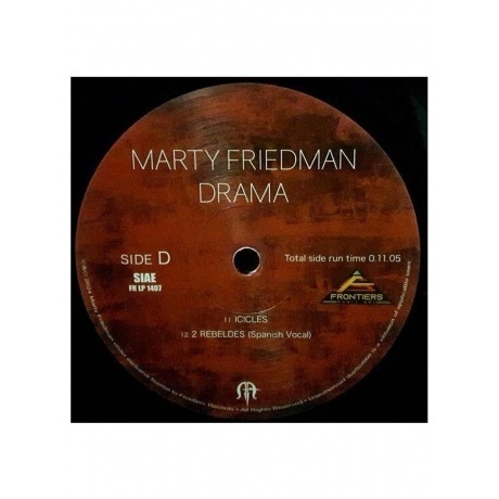 Marty Friedman - Drama (8024391140758) виниловая пластинка - фото 7