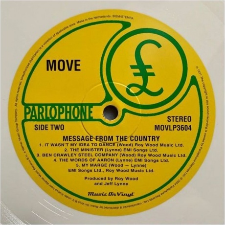 Move - Message From The Country (White) (8719262032385) виниловая пластинка - фото 5