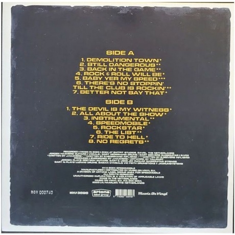 Speedmobile - Demolition Town (White) (8719262034167) виниловая пластинка - фото 3