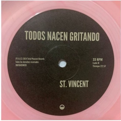 St. Vincent - Todos Nacen Gritando  (0198704038839) виниловая пластинка - фото 7
