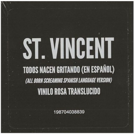 St. Vincent - Todos Nacen Gritando  (0198704038839) виниловая пластинка - фото 8