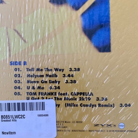 Cappella - Greatest Hits  (0194111003385) виниловая пластинка - фото 6