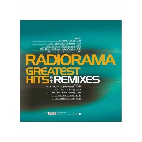 Radiorama - Greatest Hits &amp; Remixes  (0090204706396) виниловая пластинка - фото 2