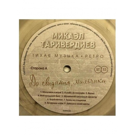 Микаэл Таривердиев - До Свидания, Мальчики (Clear) (4680068800949) виниловая пластинка - фото 3
